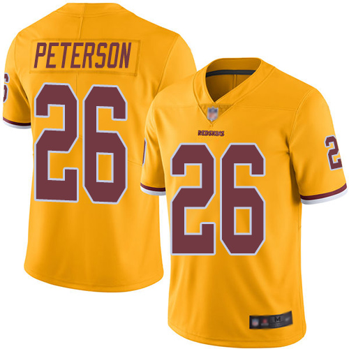 Washington Redskins Limited Gold Youth Adrian Peterson Jersey NFL Football 26 Rush Vapor